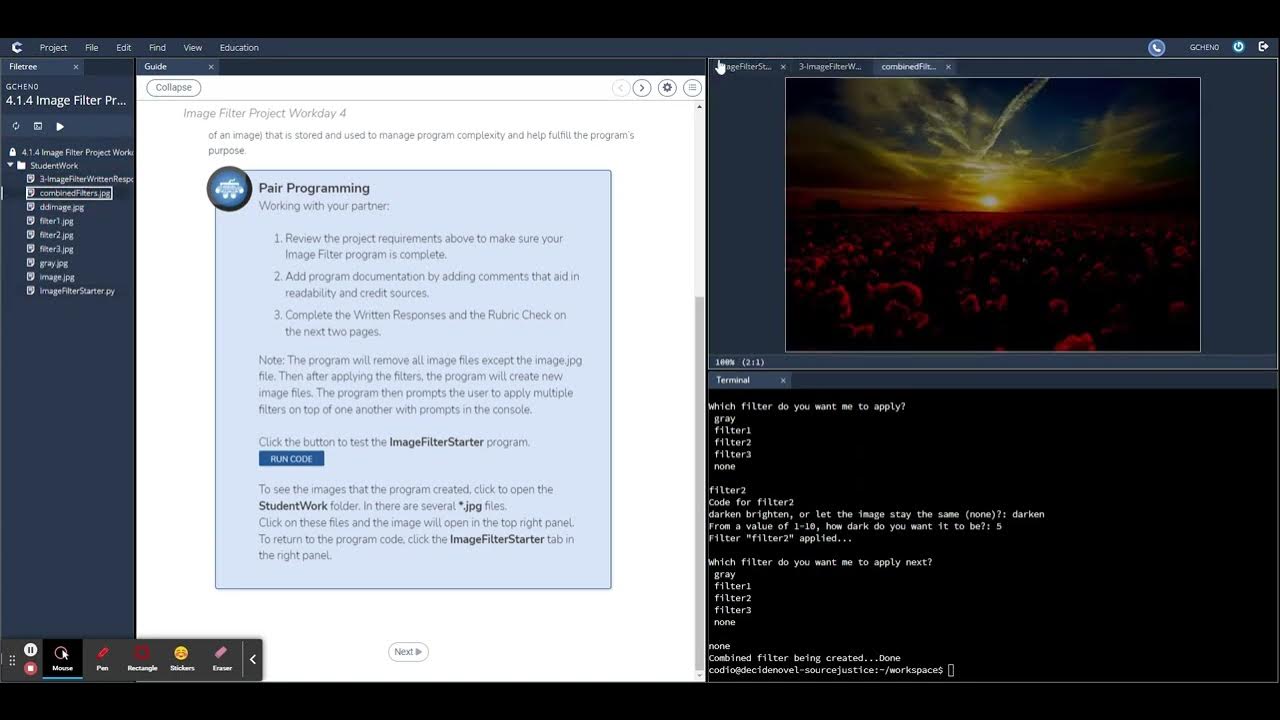 APCSP IMAGE FILTER PROJECT YouTube