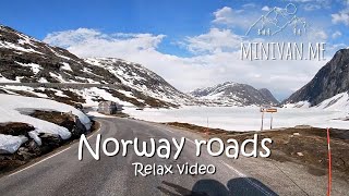 Красивые дороги Норвегии | Beautiful Norway roads |  Большое релакс-видео | Long relax video