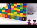 Поиграйка с Егором - СБОРНИК - Учим цифры с кубиками и строим дом