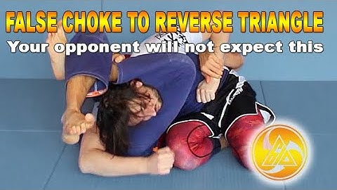 False Choke to Reverse Triangle Choke (Excerpt from the Upcoming False Choke Series)