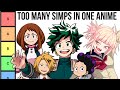 Ranking every BNHA character based on SIMP LEVEL