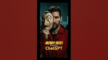 ChatGPT + AI = This Insane Money Heist Look! #ai #youtubeshorts #chatgpt