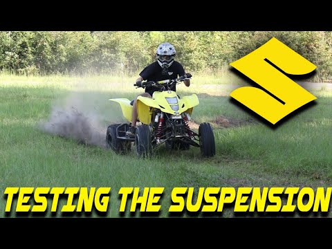 Installing NEW Shocks to the Suzuki LTZ 400