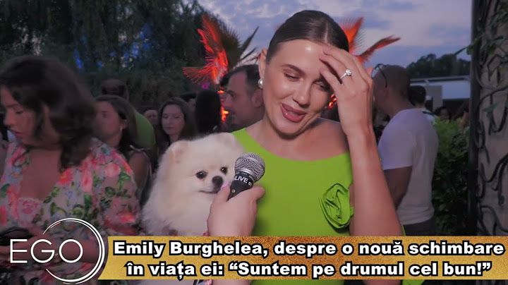 Emily Burghelea, despre o nouă schimbare în viața ei: “Suntem pe drumul cel bun!”