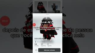 Tutorial Rápido Como Seguir Alguém No Robloxinscreva-S