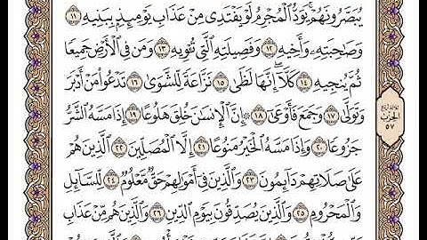 سورة المعارج بصوت الشيخ وديع اليمني