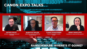 Ransomware, where is it going? - Canon Expo Talks
