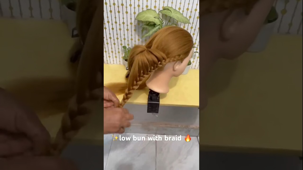 Low Bun Hairstyle | Simple and Elegant Bun for Wedding and Party