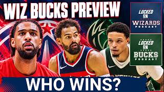 WIZARDS VS BUCKS PREVIEW: Can Washington Win the Opener? | Locked On Bucks Crossover