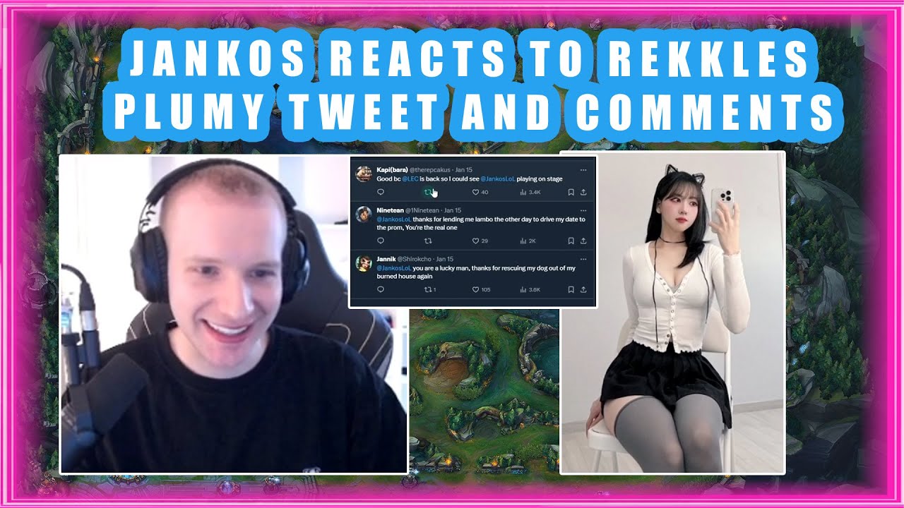 Jankos Reacts to PLUMY Tweet and Comments 👀