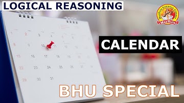 LOGICAL REASONING MOST IMPORTANT QUESTION OF CALENDAR | BY ANURAG SIR | IN HINDI