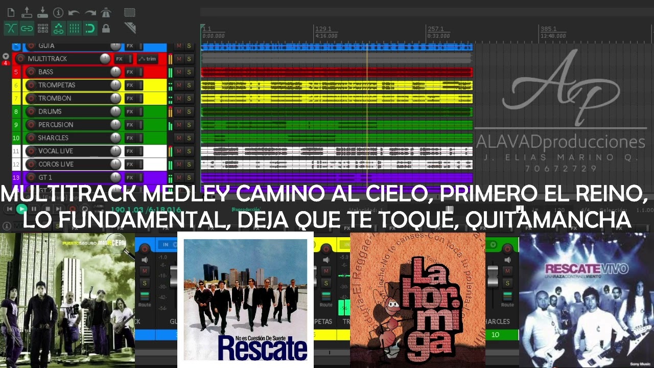 MULTITRACK MEDLEY CAMINO AL CIELO, PRIMERO EL REINO, LO FUNDAMENTAL, DEJA QUE TE TOQUE, QUITAMANCHA