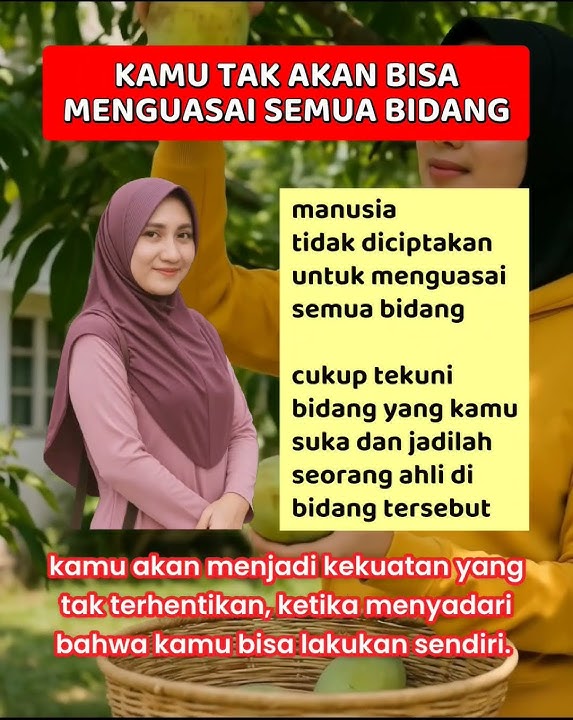 Rugi banget kalau kamu tidak menyadari potensi pada dirimu