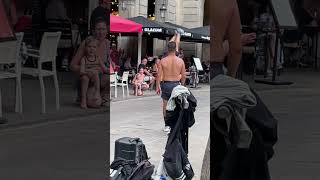 Street show in Barcelona #shorts