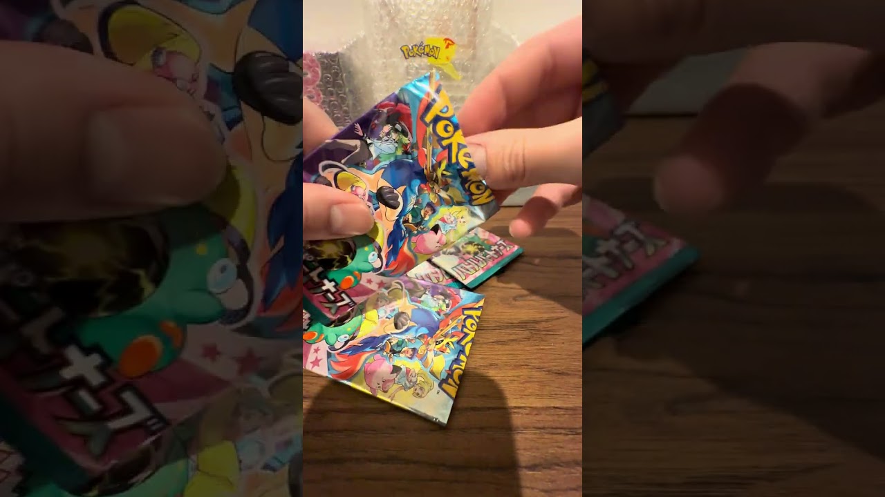 ポケクロで当選したパックをそのまま開封してみた#開封 #ポケカ #ポケクロ　#ポケットクロス　#shorts #ポケカ開封#バトルパートナーズ 