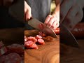 How to cut sausages