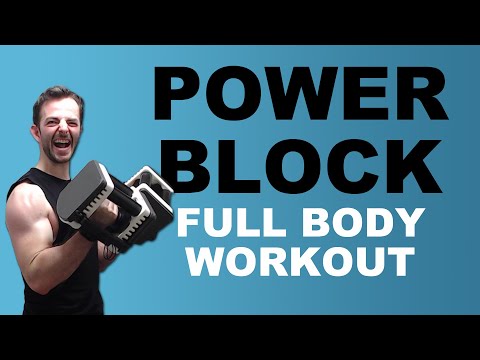 Home Gym Powerblock Bodybuilding Full