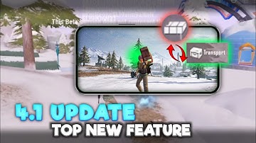 4.1 update top new features revieal in winter mode 😳❄️ | snow gun and new self healing metkit 🦋❔️