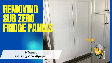 How to remove panels from a sub zero refrigerator