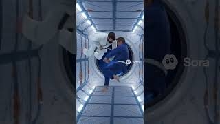 Abraham Lincoln and JFK do BJJ in zero gravity on Space Station #bjj #president #space #gravity #usa