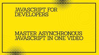 Master Asynchronous JavaScript in One Video #javascript #react #typescript #webdevelopment