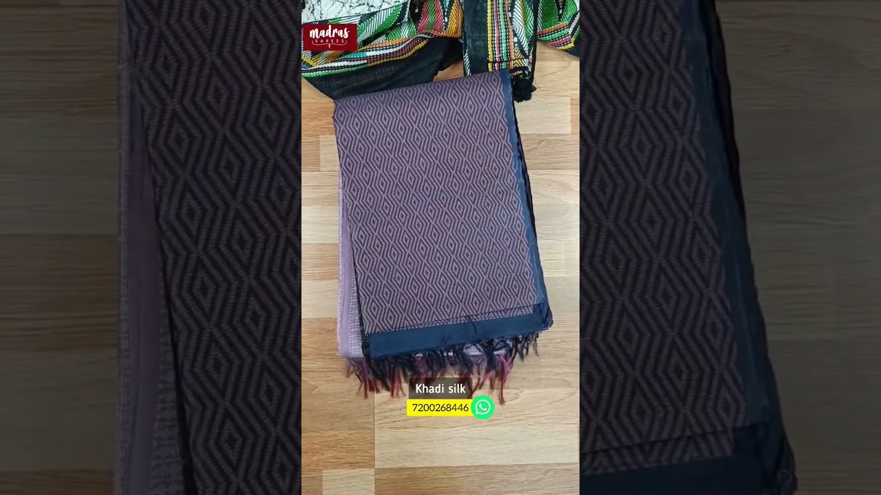 khadi silk | whatsapp 7200268446 | subscribe for unique collection