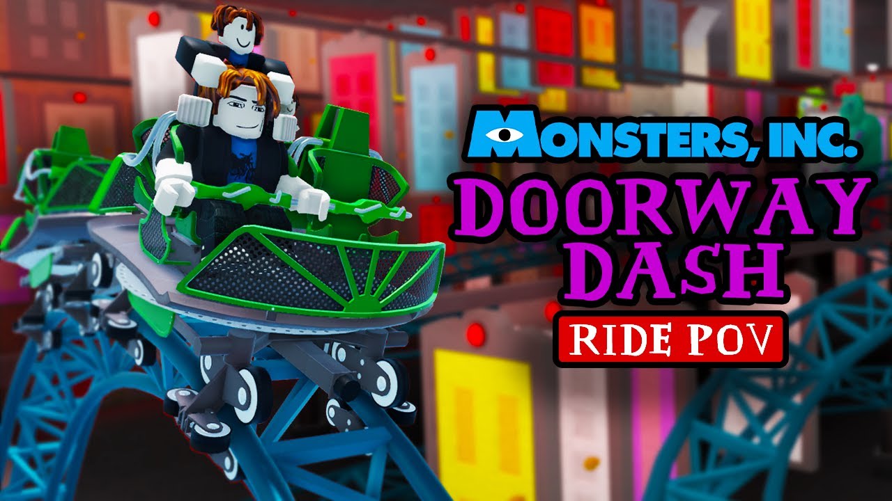 Monsters Inc. Doorway Dash | Onride POV! - YouTube