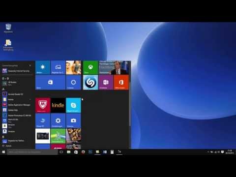 Video: So ändern Sie Den Startbildschirm In Windows