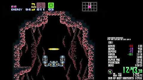 Super Metroid 100% LC 1:25:11