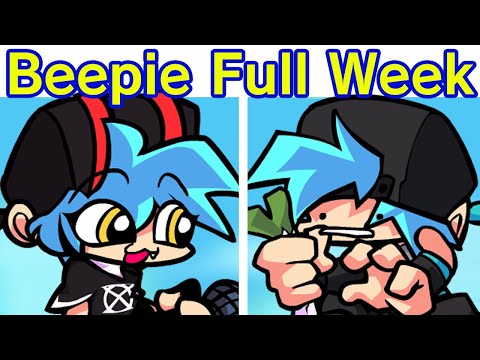 Friday Night Funkin&rsquo; VS Beepie FULL WEEK + Cutscenes (FNF Mod/Hard) (FanGirl Mod/Beepie BF Lover)