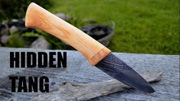 Knife making- Hidden Tang Knife Handle