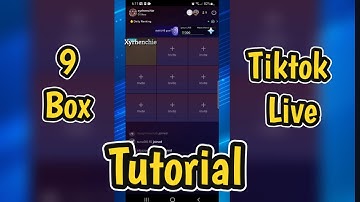 How to go live with 9 boxes on tiktok