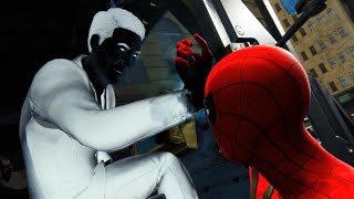 Spider-Man vs Mr. Negative in No Way Home Suit Marvel's Spider-Man Remastered PS5