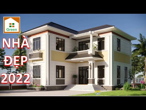 Video Nhà Đẹp Green | Mẫu nhà đẹp 2022 mái nhật 2 Tầng chữ L... - youtube