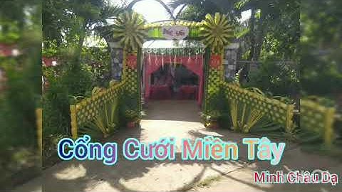 Cổng cưới lá dừa - Nét đẹp Miền Tây _ Thạnh Phú,Bến Tre 9/7/2020
