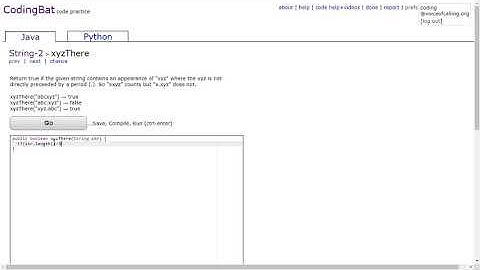 String-2 (xyzThere) Java Tutorial || Codingbat.com