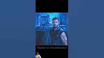 When thor sees stormbreaker for first time⚡️🔨#thor #marvel #odin #thorthunder #thorstormbreaker