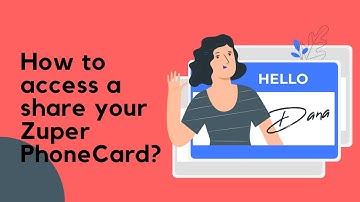 How to access and share your Zuper PhoneCard?