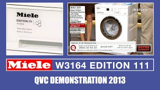 Miele W3164 Edition 111 Washing Machine QVC Demonstration 2013