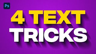 4 Text Effects Tricks in Photoshop