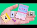 10 Mẹo và Món thủ công Barbie DIY / Iphone 12 mini, MacBook và nhiều nữa!