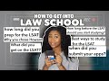 LAW SCHOOL Q&A : How to Get into Law School | LSAT study tips, Advice, How I chose a law school Pt 1