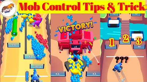 Mob Control Best Mobile Video Gameplay || Android Game tips & trick 2025 || #mobcontrol #games #new