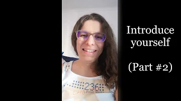 European Portuguese Lessons for Beginners (A1) - Lesson #6 - Introduce yourself (Part 2)