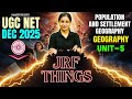 UGC NET Geography Unit 5 | UGC NET Geography Population And Settlement Geography By Preeti Mam