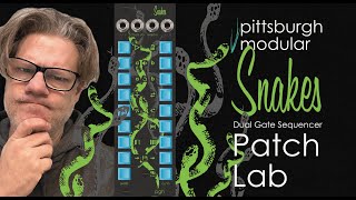 Pittsburgh Modular Snakes Dual Gate Sequencer Patch Lab