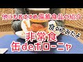 非常食「缶deボローニャ」食べてみたよ。後半は備蓄におすすめ食品紹介。　災害関連⑩