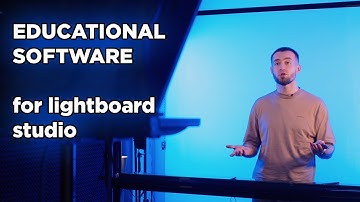 Lightboard Video Studio for studying | Interactive glass | Educational software