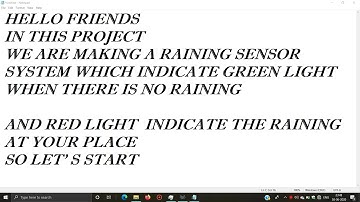Rain indication using rain sensor in proteus simulation