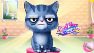 Cat Hair Salon Birthday Party Virtual Kitty Care Android Gameplay Cute Little Games